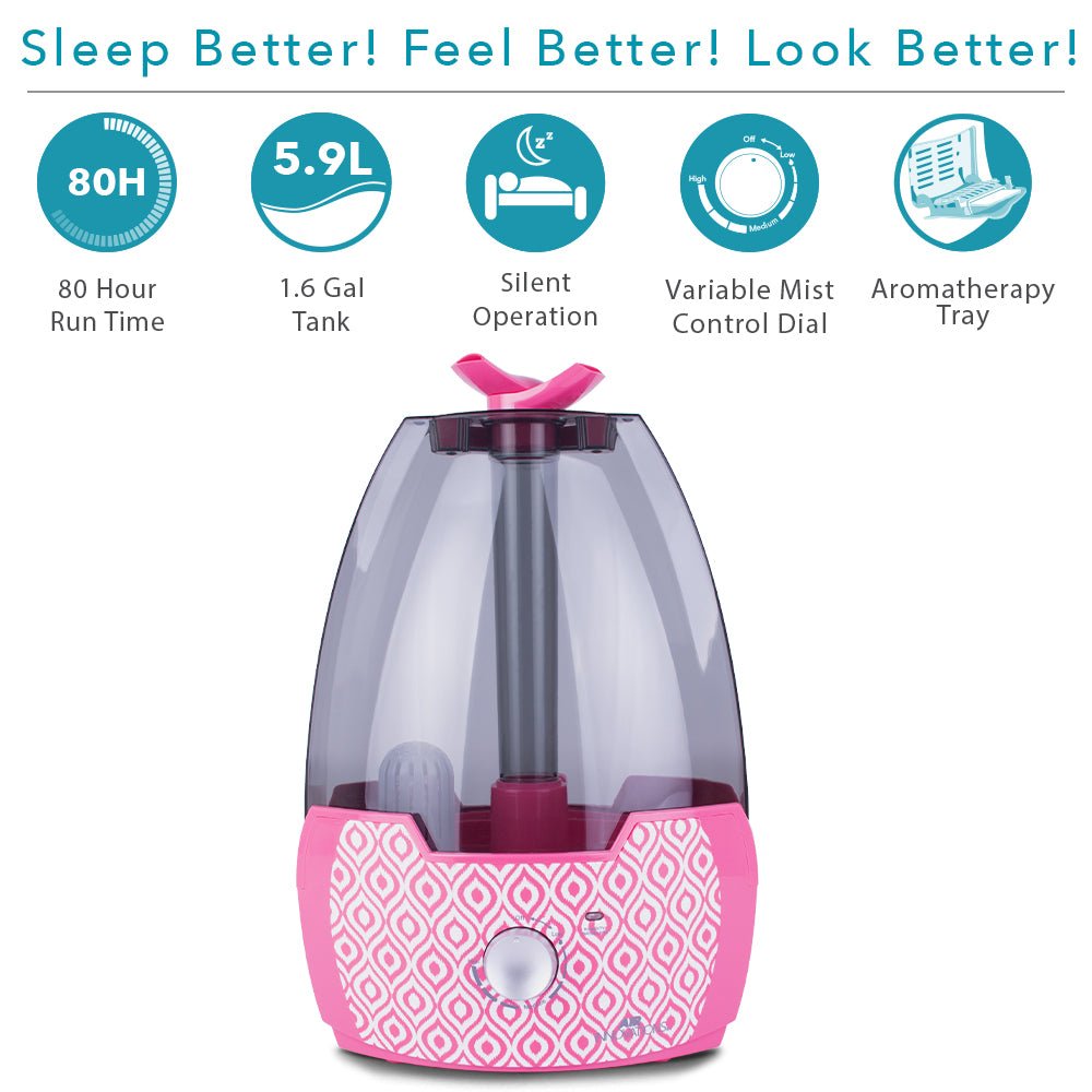 Air Innovations MH-603 Ultrasonic Cool Mist Humidifier With Aromatherapy - Air Innovations