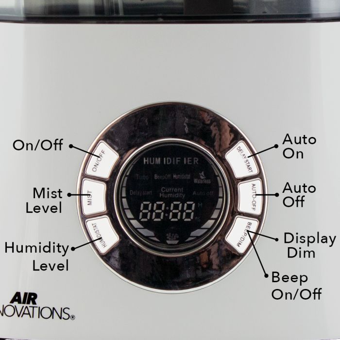 Air Innovations MH-908 Ultrasonic Cool Mist Humidifier With Aromatherapy - Air Innovations
