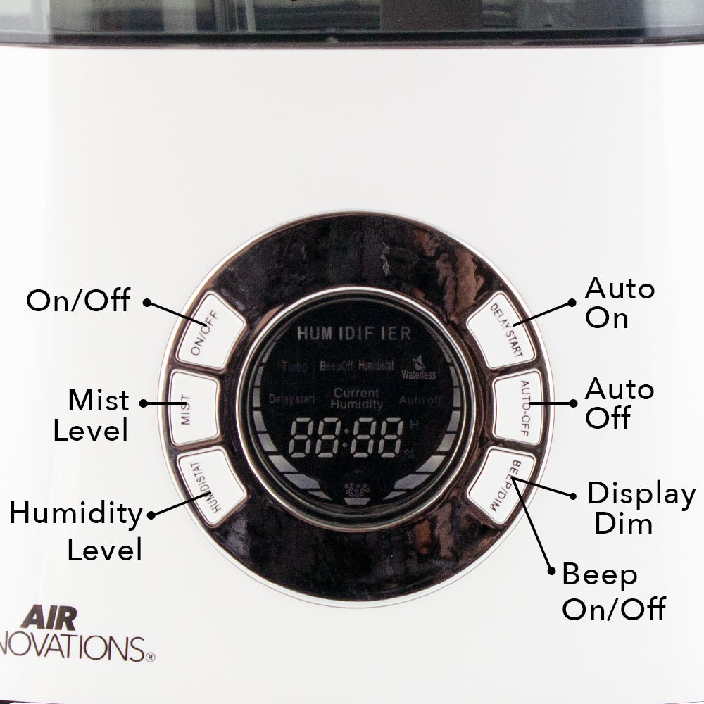 Air Innovations MH-908 Ultrasonic Cool Mist Humidifier With Aromatherapy - Air Innovations