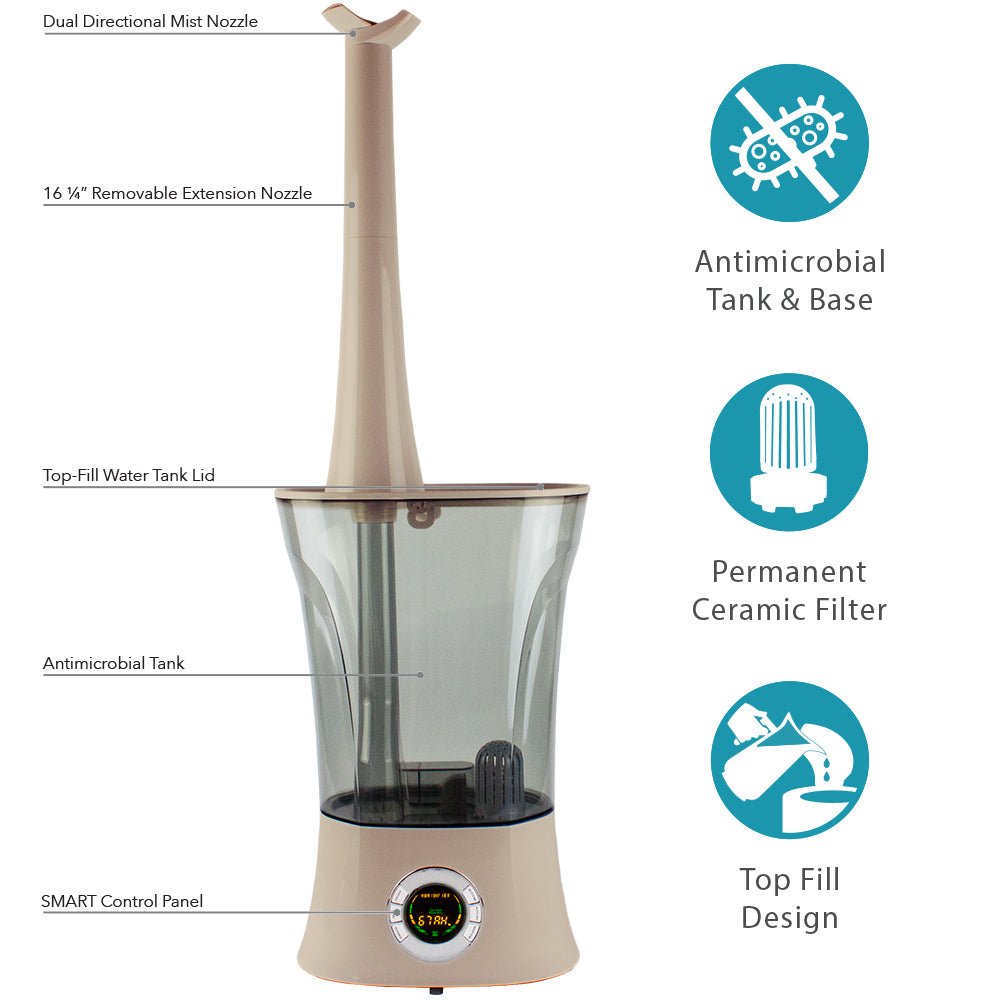 Air Innovations MH-908 Ultrasonic Cool Mist Humidifier With Aromatherapy - Air Innovations
