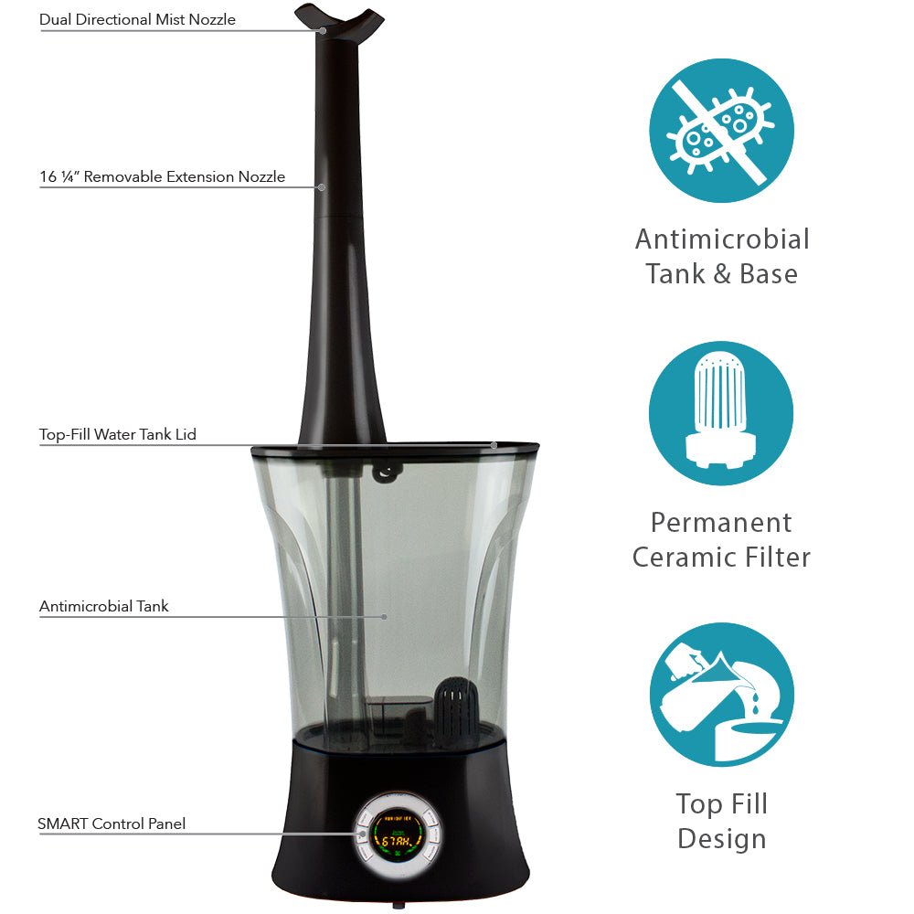 Air Innovations MH-908 Ultrasonic Cool Mist Humidifier With Aromatherapy - Air Innovations