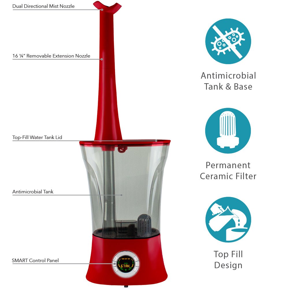 Air Innovations MH-908 Ultrasonic Cool Mist Humidifier With Aromatherapy - Air Innovations