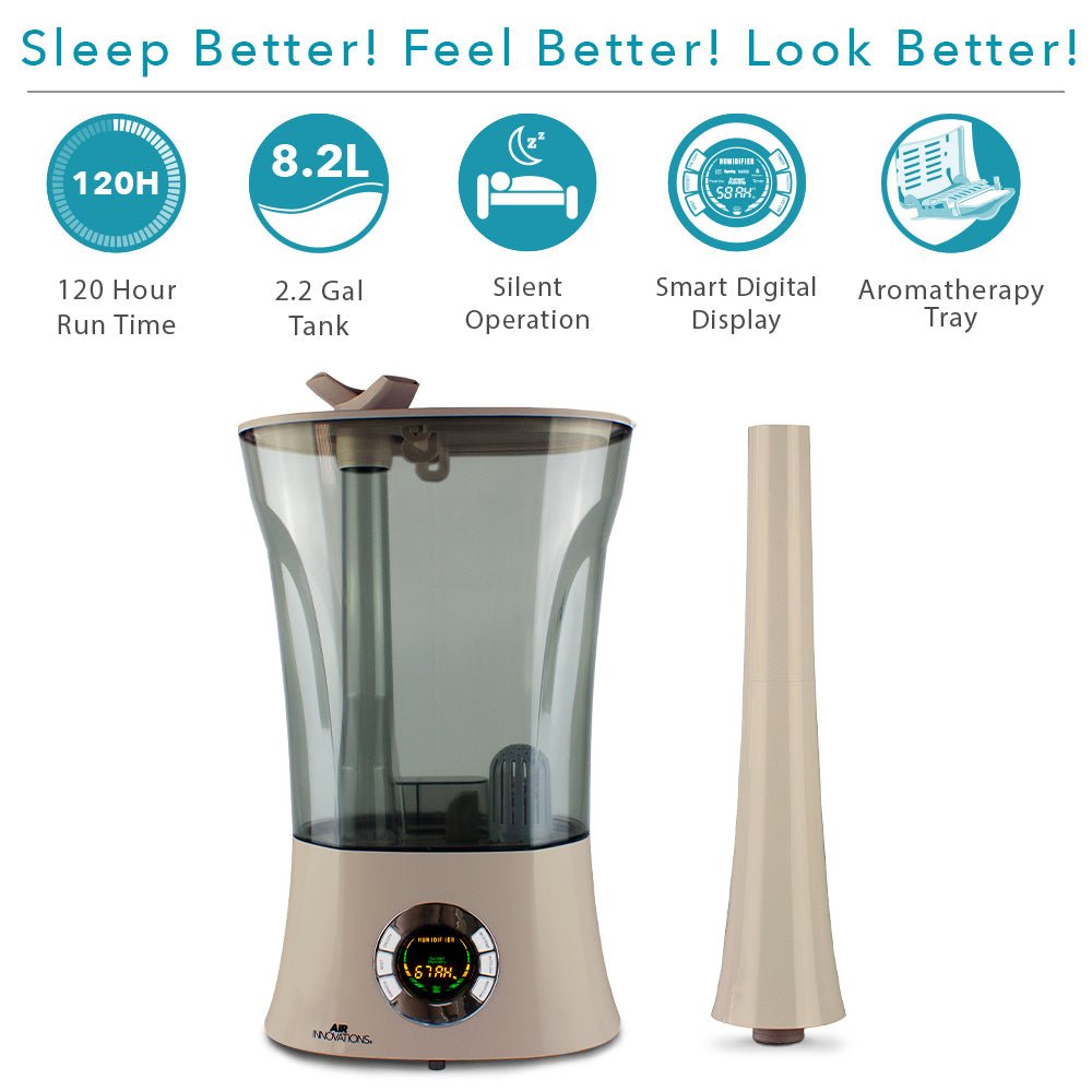 Air Innovations MH-908 Ultrasonic Cool Mist Humidifier With Aromatherapy - Air Innovations