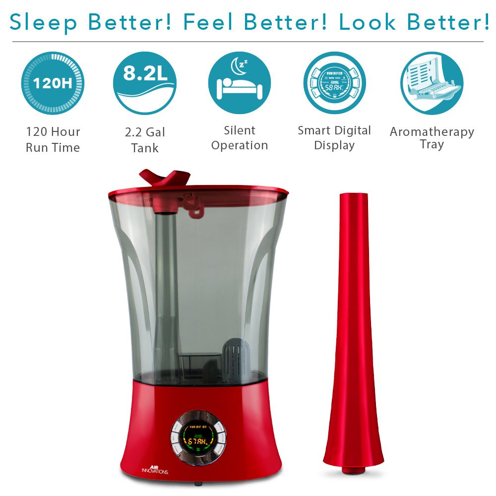 Air Innovations MH-908 Ultrasonic Cool Mist Humidifier With Aromatherapy - Air Innovations