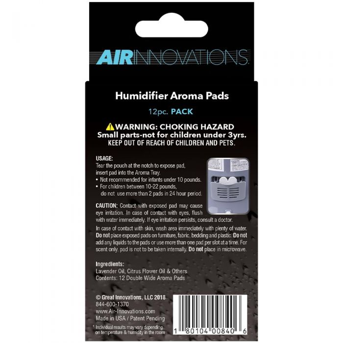 Air Innovations Essential Oil Humidifier Aromatherapy Refill Pads