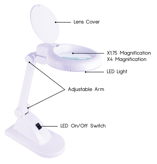 Magna Eye™ LED Hands - Free Magnifier - Air Innovations