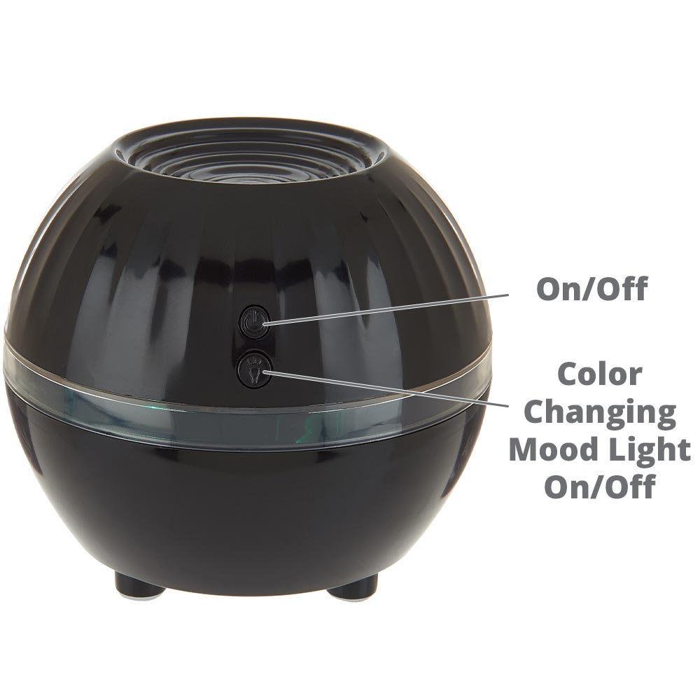 Air Innovations Ultrasonic Cool Mist Personal Humidifier with LED Mood Light  HUMID37-WHITE - The Home Depot