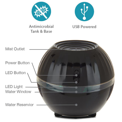 Air Innovations AI-100 Ultrasonic Cool Mist Personal Humidifier LED Mood Light - Air Innovations