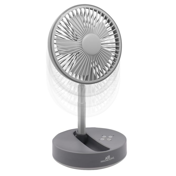 Air Innovations AI-4000 Rechargeable Portable 3-in-1 Fold and Carry Telescopic Fan