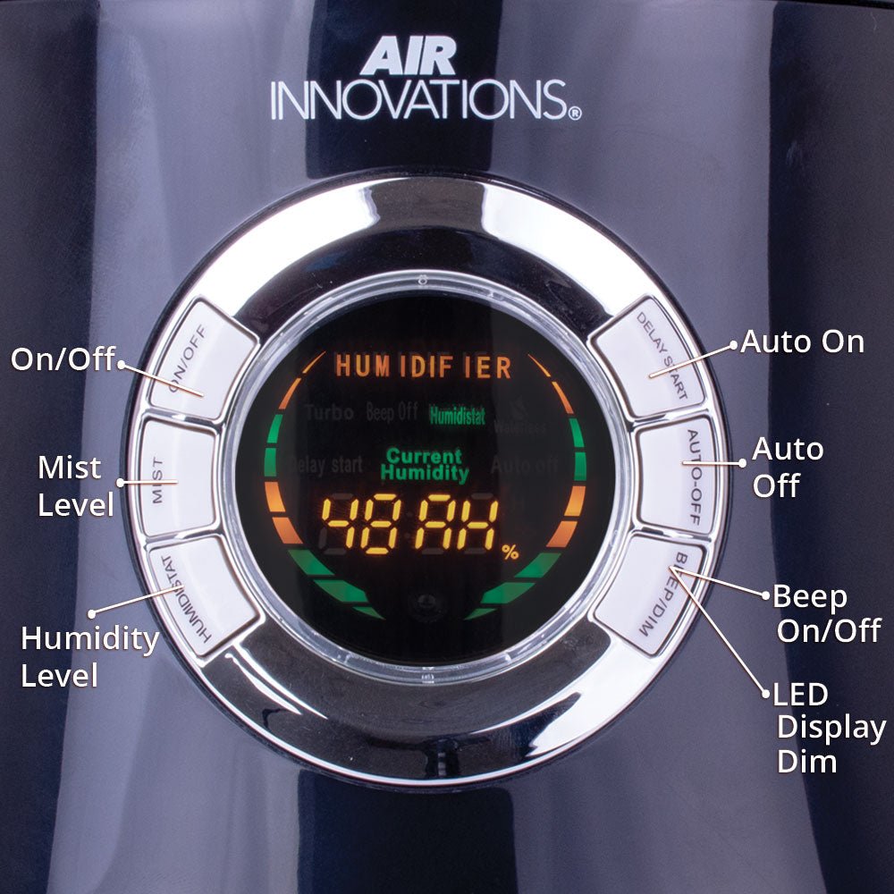 Air Innovations MH-701BA Ultrasonic Cool Mist Humidifier with Aromathe