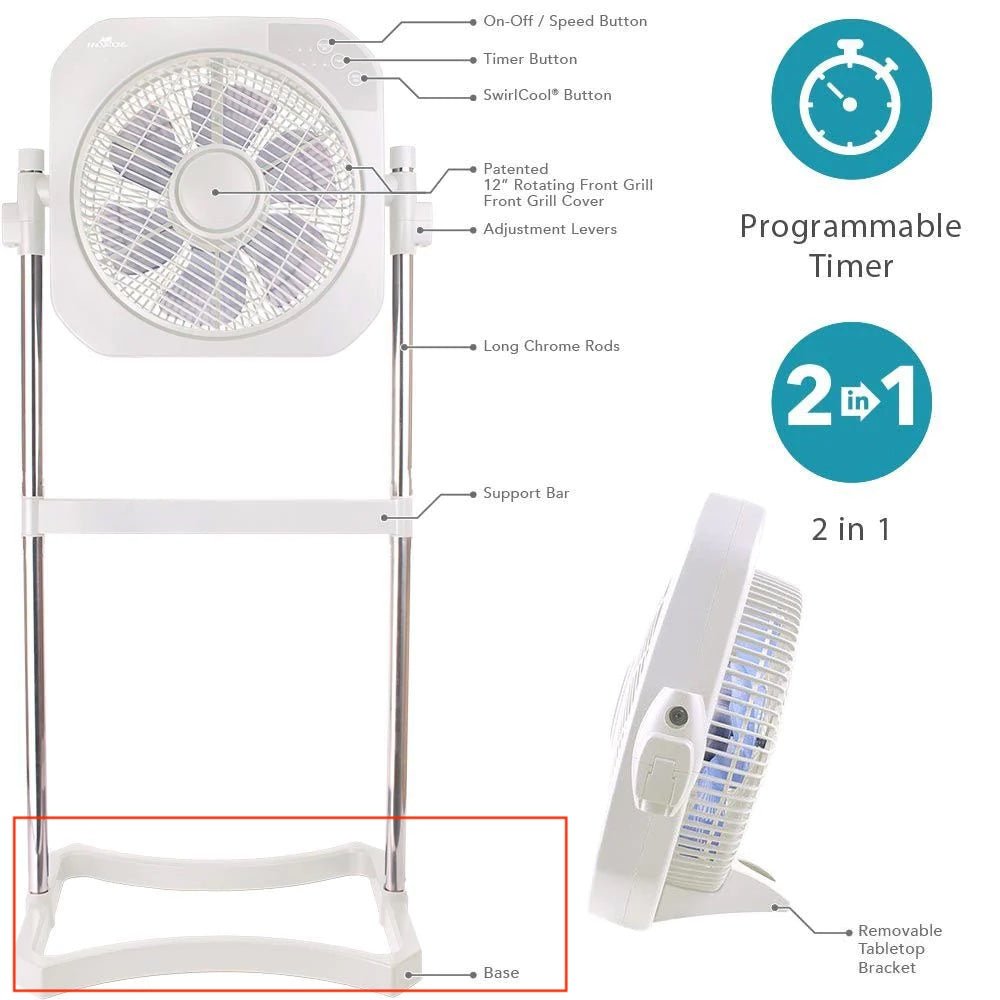 Replacement Fan Base AI-4400,4500,4600,4700 - Air Innovations